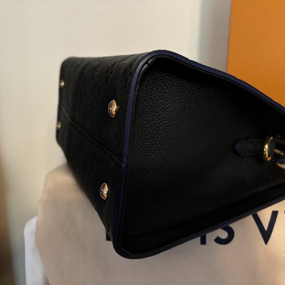 RARE Louis Vuitton Sully Tote Monogram Empreinte Leather PM - Black - Picture 9 of 16